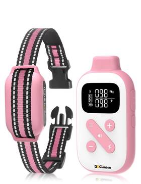 Doglinsen 523-tio-1 2-in-1 Bark And Shock Collar For Dogs Smart Anti Barking Dog Training Collar