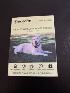 Dogoitm X0049lvcqd 6 Gps Wireless Fence For Outdoor Pet Containment System