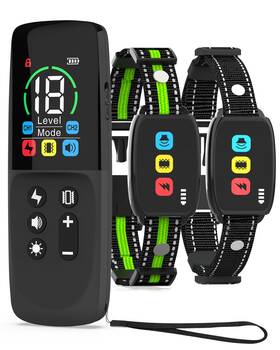 Doparet 769-2sep Dog Training Collar With Remote - 2 Pack Shock For Dogs 3300ft Waterp