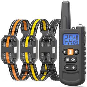 Doparet 769-3bk-oct25 Shock Collar For 3 Dogs 3300ft Dog With Remote Small Mediu