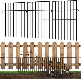 Easytec 744110836943 Kyate Dog Digging Fence Barrier 10 Panels Animal 10.8ft L X 17in