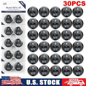 Ebl 1257 30x 6v Batteries For Petsafe Rfa-67 6 Volt Pet Collar Battery Fence Bark