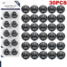 Ebl 54354 30x 6v Batteries For Petsafe Rfa-67 6volt Pet Collar Battery Fence Bark
