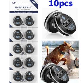 Ebl 795261356538 10 Pcs Rfa-67 6v Pet Dog Collar Replacement Battery For Petsafe
