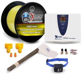 Extreme Dog Fence 810082791549 Stubborn - Yellow Standard Underground Electric 1000 Feet Of