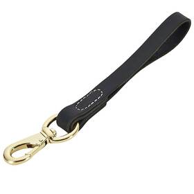 Fairwin Zp-pet-sja012 Leather Short Dog Leash 12 Inch /16 - Traffic Lead For La