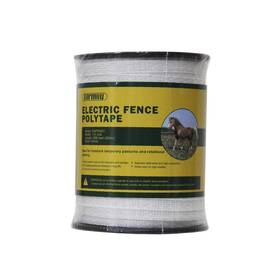 Farmily Fapt0001 Electric Fence Polytape With 5 Conductors 1/2 Inch 1.27cm Width 656 Feet 20