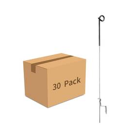 Fensmile Fensmile-pst030b Fence Shock 41 Inches Systems Pig Tail Step-in Post Stainless Steel Fo