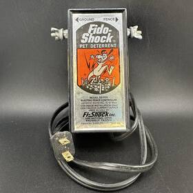 Fido-shock 305-158 Vintage Electric Pet Fence Controller Ss700 Animal Deterrent 4 Garden