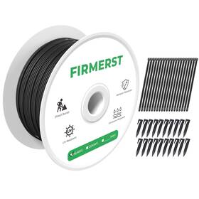 Firmerst Pnpfw16g500ft1cbk-usa 16awg 500ft Waterproof Direct-bury Dog Fence Wire Kit With Stakes And Ties