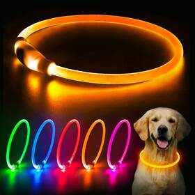 Flashseen 810019322655 Led Dog Collar Usb Rechargeable Glowing Lighted Up Cuttabl