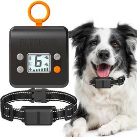 Flyspear 683636423278 Wireless Pet Barrier - Rechargeable Indoor With 6 Adjustable Range Ra