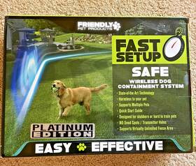 Friendly Pet Products X0016oe96v New Wireless Dog Fence - Platinum Edition