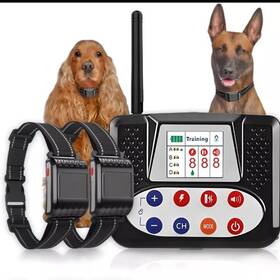 Fulupet Xw-t18 2-in-1 Wireless Electric Dog Invisible Fence And Remote Training Collar