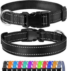 Funtags Gmdc0472020618 Reflective Dog Collar Sturdy Nylon Collars For Puppy And Extra Small