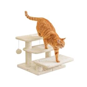 Furcato Us-b884a 15ftfth Multi-step Pet Stairs For High Beds And Sofas 3-step Cat With 2 T
