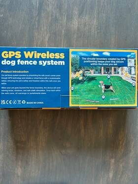 G723 008678171299 Outdoor Gps Wireless Dog Fence System - Black