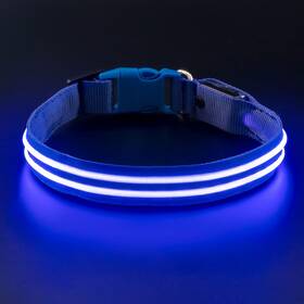 Geekman 772168609349 Led Dog Collar Glow With Usb Rechargeable Comfortable Ad