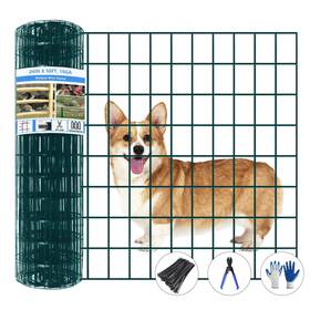 Gilpwa 710946638983 Welded Wire Fence 50ft L X 24inch H Garden For Dog 2 Inch