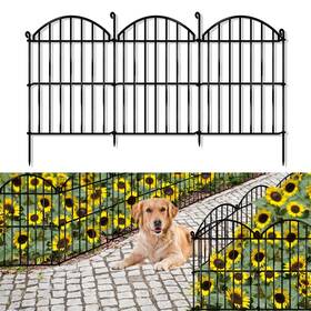 Gilpwa Th-tuxing32pc123 32 Panels Garden Fence 34ft X 23in Animal Barrier Fences For Rabbits Dogs R