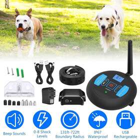 Global Phoenix Gpct3849 Wireless Electric Dog Fence Pet Shock Boundary Containment System