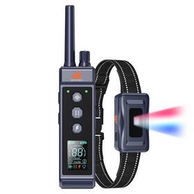Groovypets 646648805746 Dog Training Collar 1400 Yards Remote With Full Color Lcd Display 3 Effecti