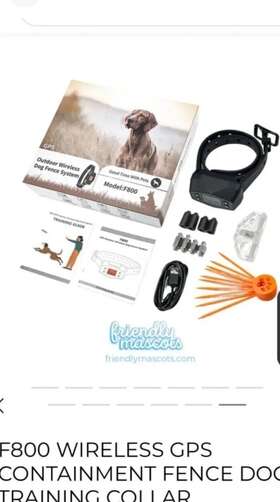 Groovypets 646648806569 Outdoor Wireless Dog Fence System Laolee F800 Medium Large New Open Box