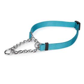 Guardian Za3301 Gear Adjustable Martingale Choke-style Dog Collar Light Blue