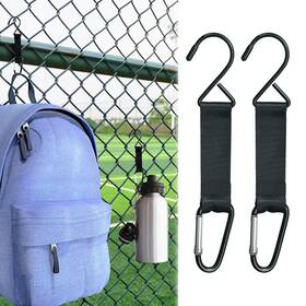 Haiyishiye Hooks218 Carabiner Fence Hooks Hook For Tennis Baseball Bag Hanging Nylon Safe