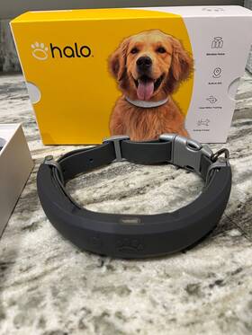 Halo 23-h3402358-rt 3 Wireless Dog Fence And Gps Collar. Graphite Color. Size M/l