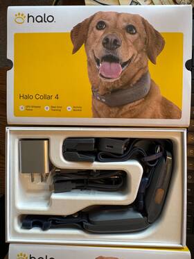 3h0u8b02a0p Halo Collar 4 Graphite Gray Gps Dog Fence Open Box