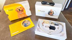 Halo 850035906477 3 Training Dog Collar Open Box White Medium/large