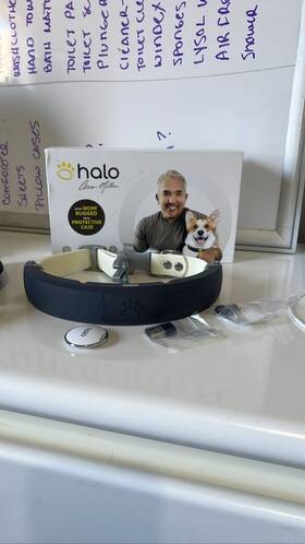 Halo Collar Halo-gps-cm-2023 Two Cesar Millan Gps Dog Wireless Fence Graphite With White