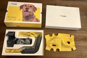 Halo U2u8paw070p Collar 4 Yellow Wireless Gps Dog Fence Receiver Model