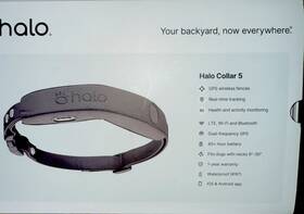 Halo U2v9paw000p Collar 5 Gps Wireless Dog Fence Real-time Tracking Health Monitor Water
