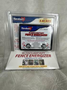 Havahart Ec161215tn00205 New Ss-725cs Light Duty Fence Energizer 5 Acre Range
