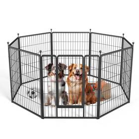 Healsmart 840166288771 Dog Playpen Indoor Puppy For Yard Camping 32 Inch Hei