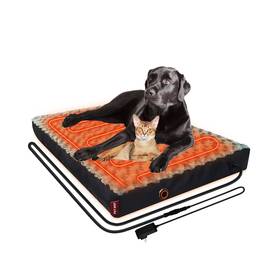 Heatfox Db001 Upgraded Heated Dog Bed 24v Safe Voltage Arthritis Orthopedic Be