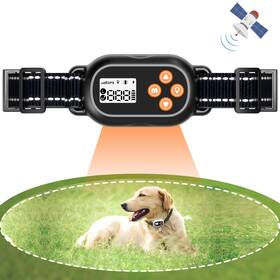Hejohjy 755097732562 Wireless Dog Fence - Gps Collar System Ipx7 Waterproof/rechargea