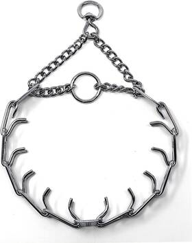 Herm Sprenger 193756004498 Prong Dog Training Collar Ultra-plus Chrome Plated Steel Pet Pi