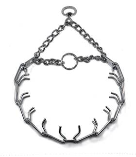Herm Sprenger 193756004504 Prong Dog Training Collar Ultra-plus Chrome Plated Steel Pet Pi