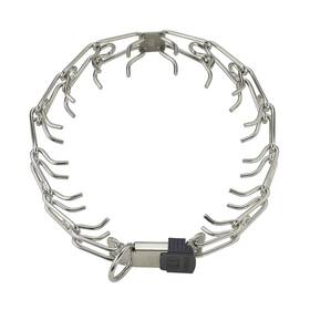 Herm Sprenger 5010801455 Stainless Steel Prong Dog Collar With Cliclock Buckle - For Sma
