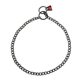 Herm Sprenger 5080304557 Herm. - Black Stainless Steel Choke Dog Training Collar 2 Mm Round