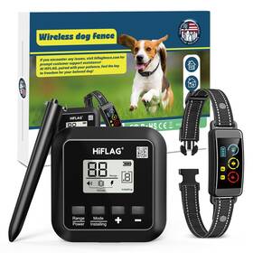 Hiflag 717994184493 2024 Ai Technology Rechargeable Wireless Dog Fence System Electric