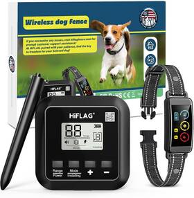 Hiflag Hf-100 Ai Technology Wireless Dog Fence Rechargeable Elect Best Deal