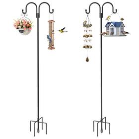 Highpro Plg-bfp3279 Shepherd Hooks For Outdoor 2 Pack 95 Inch Bird Feeder Pole... Fast Ship