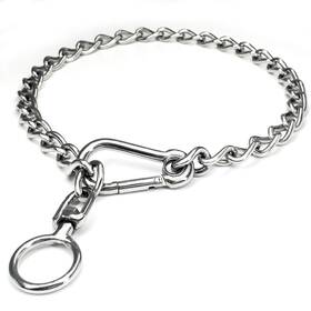 Hongsage 726189711369 Dog Chain Collars 304 Stainless Steel Metal Chew Proof Necklace Anti Wind