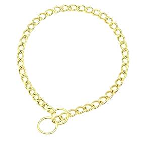 Hotlion Zcq-sy3140-g-3.5 60 Metal Choke Chain Collars For Large Dogs Training Slip Link Choker Collar For