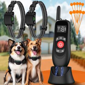 Howfateam 662987032711 Wireless Dog Fence 2 In 1 Electric For Dogs With Smart Magnetic Chargi