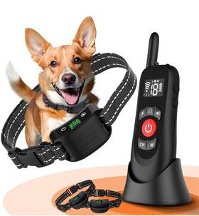 Howfateam 662987032742 Wireless Dog Fence Portable Electric For Dogs With Remote Training Col